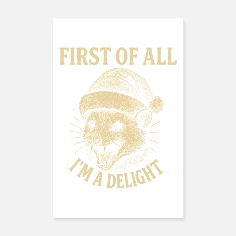Zuerst bin ich eine Freude Poster 20x30 cm
