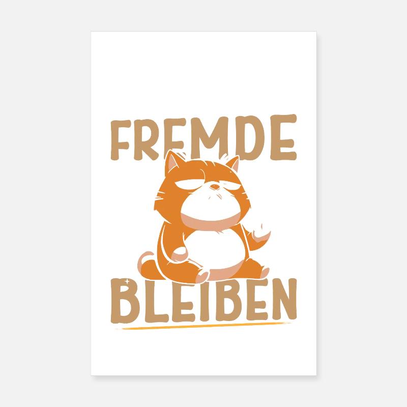 Majorque LET’S STAY STRANGERS Fun Poster 20 x 30 cm