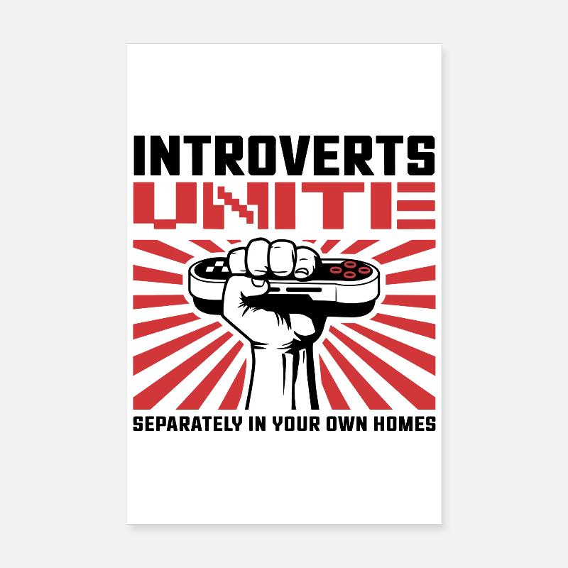 Vereinte Faust Strahlen Poster 20x30 cm