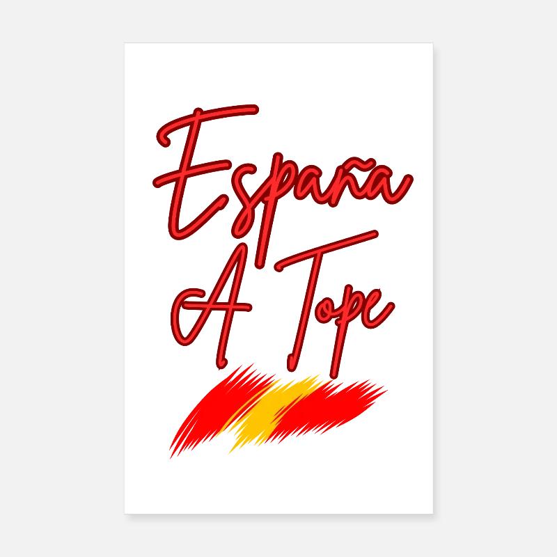 Spain A Tope Neon Poster 8" x 12" (20x30 cm)