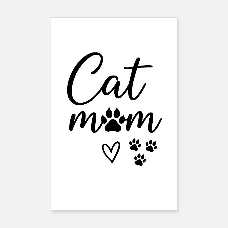 Chat Maman Chat Amant Chat Maman Poster 20 x 30 cm