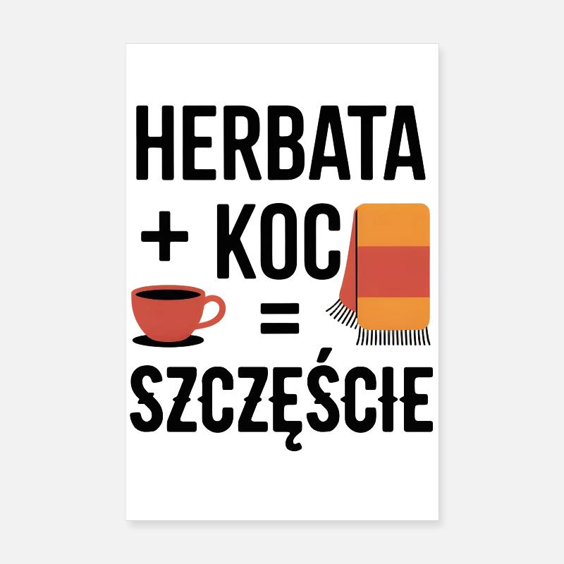 Tee und Deckenglück Poster 20x30 cm