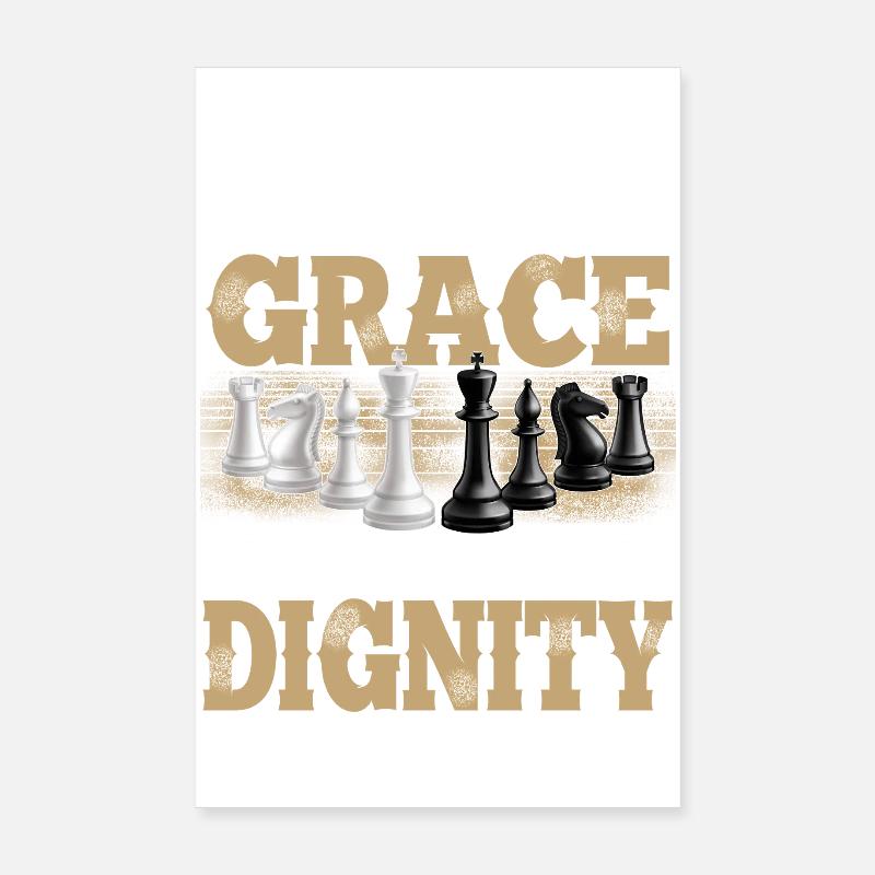 Chess Poster 8" x 12" (20x30 cm)