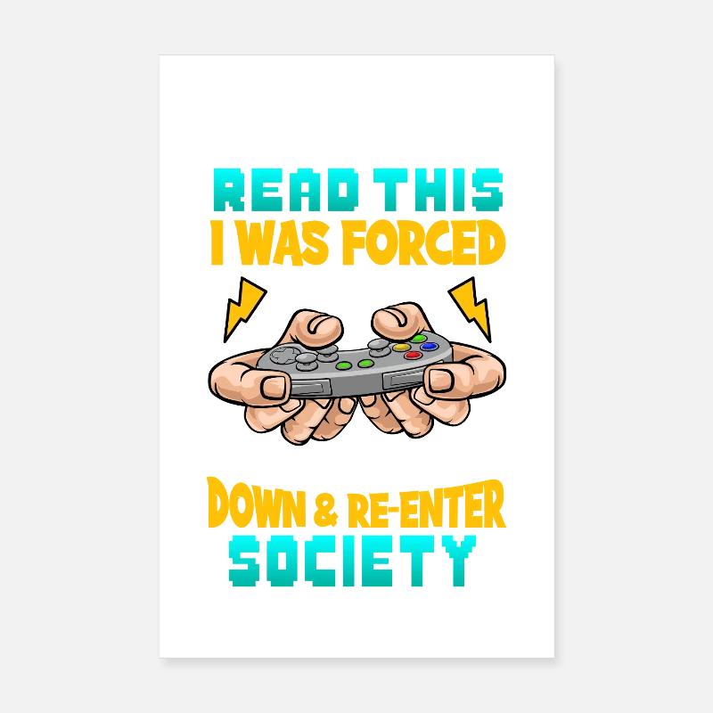 Gaming Poster 8" x 12" (20x30 cm)