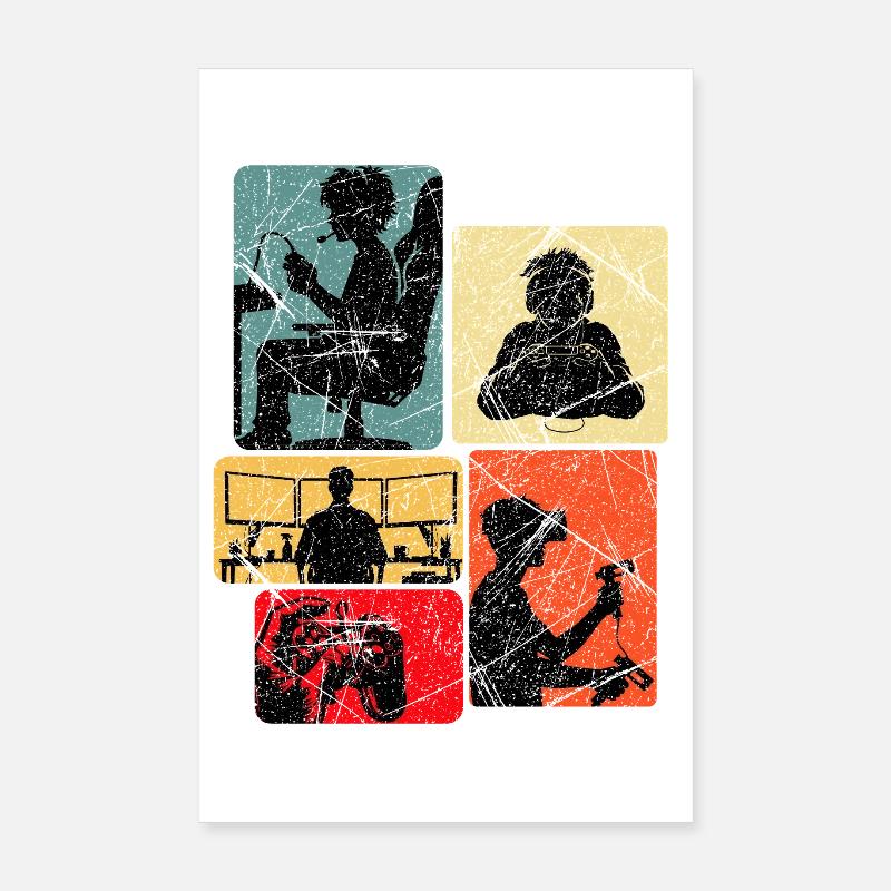 Gamer Gaming Poster 8" x 12" (20x30 cm)
