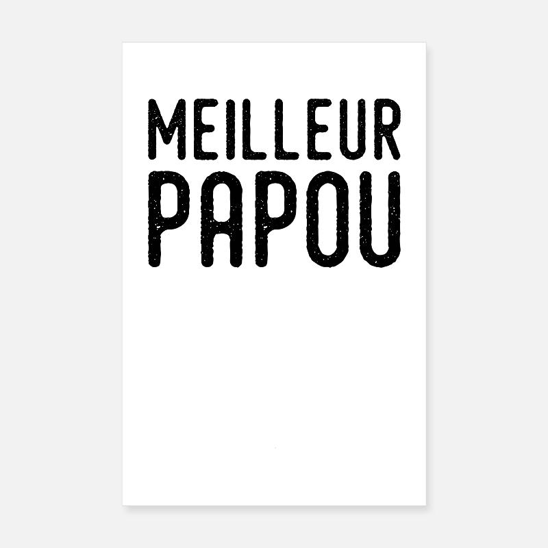 Meilleur Papou Poster 20 x 30 cm