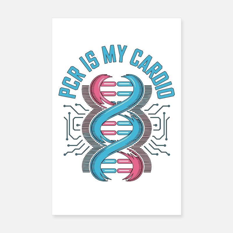 Lab Technician PCR Is My Cardio Laboratory Work Poster 20x30 cm