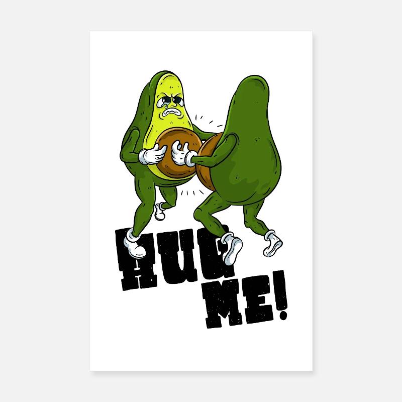 Avocado Liebe Poster 20x30 cm