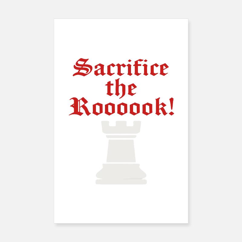 Impression gothique du sacrifice de la tour Poster 20 x 30 cm