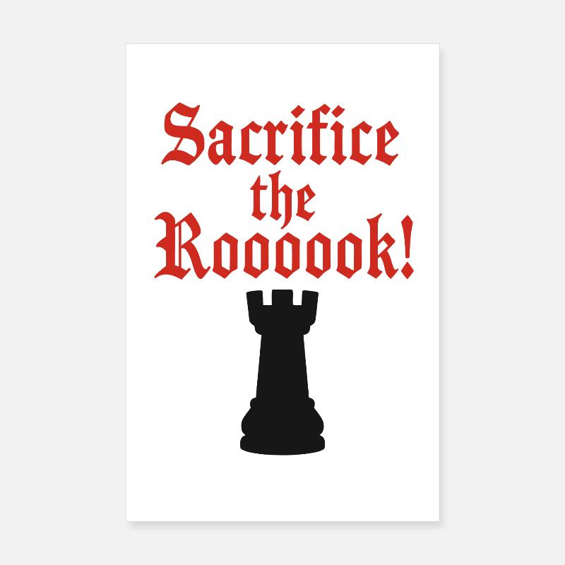 Opfer des Turms Gothic Poster 20x30 cm