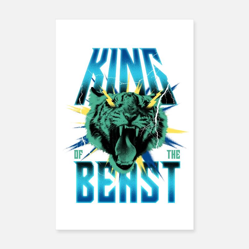 King of Beasts Blitz Poster 8" x 12" (20x30 cm)