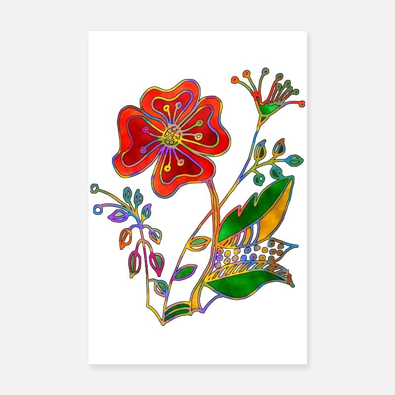 Fleur Poster 20 x 30 cm