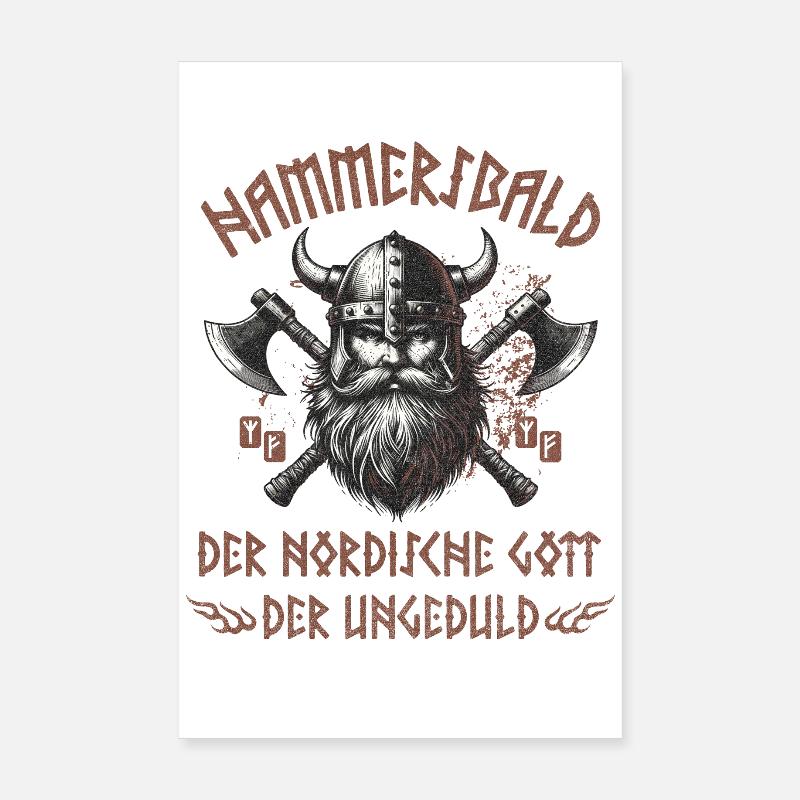 Hammersbald - Poster 20 x 30 cm - blanc