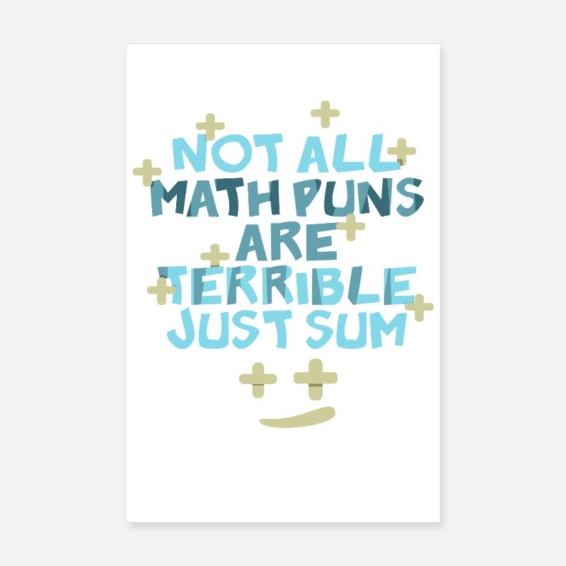 Professeur de mathématiques École de géométrie Mathématiques Poster 20 x 30 cm