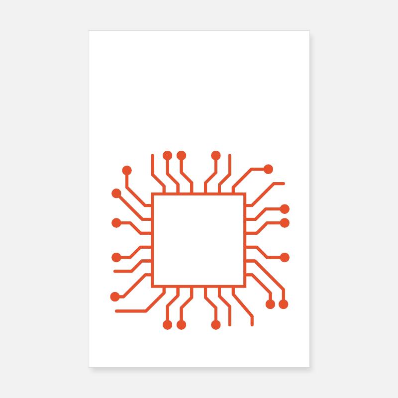 Multitasking-Modus – CPU-Überlastung erkannt Poster 20x30 cm