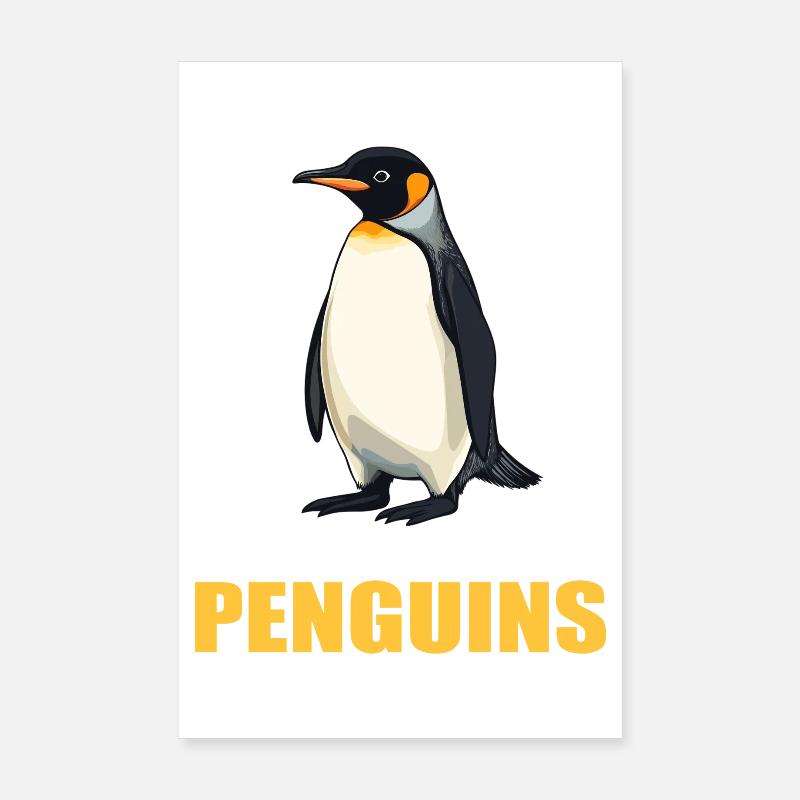 Penguins Penguin Poster 8" x 12" (20x30 cm)