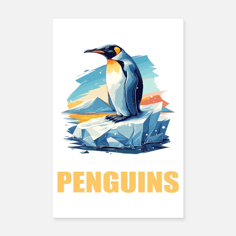 Pingouins Pingouin Poster 20 x 30 cm