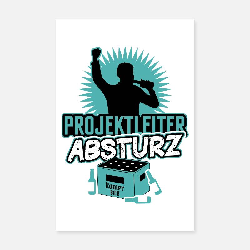 Project Manager Crash Poster 8" x 12" (20x30 cm)