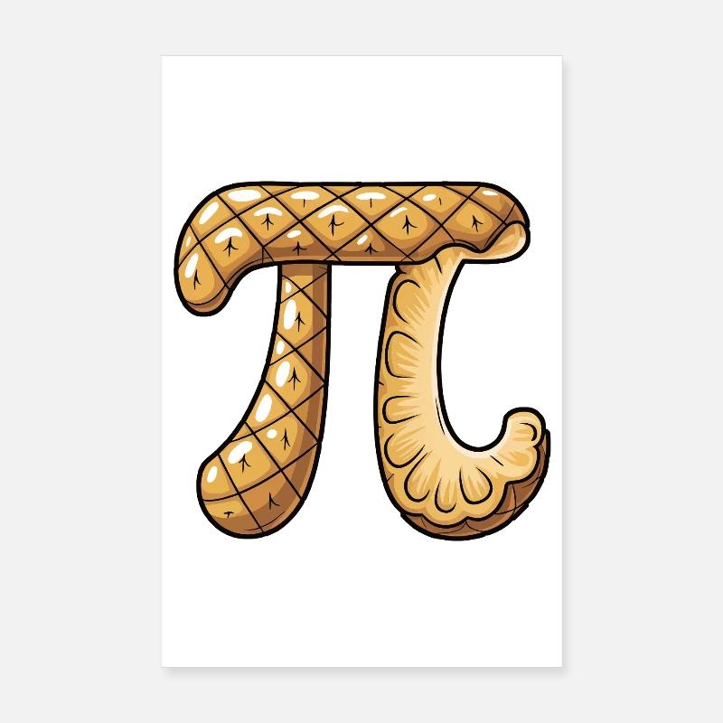 Ananas Pi Mathe Poster 20x30 cm