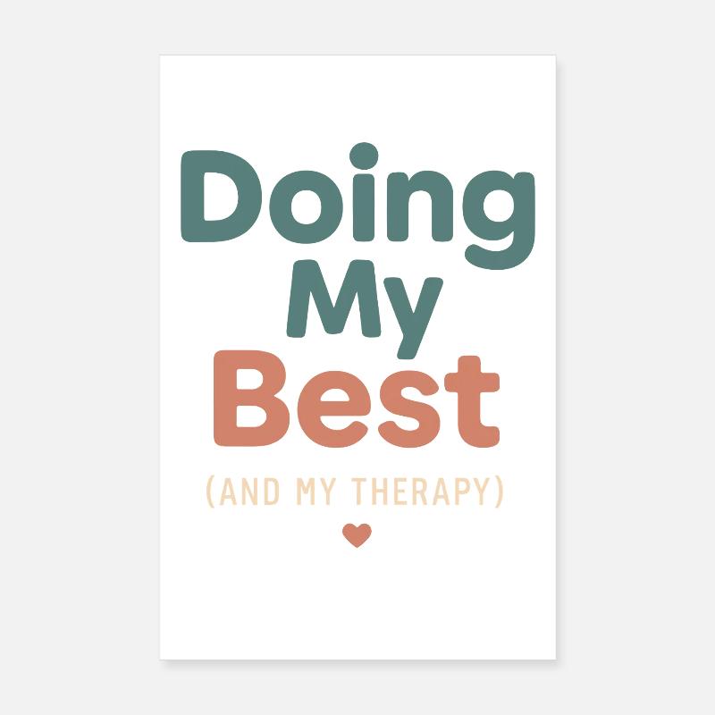 Self Care, Healing In Progress, Rest, Soft Poster 8" x 12" (20x30 cm)