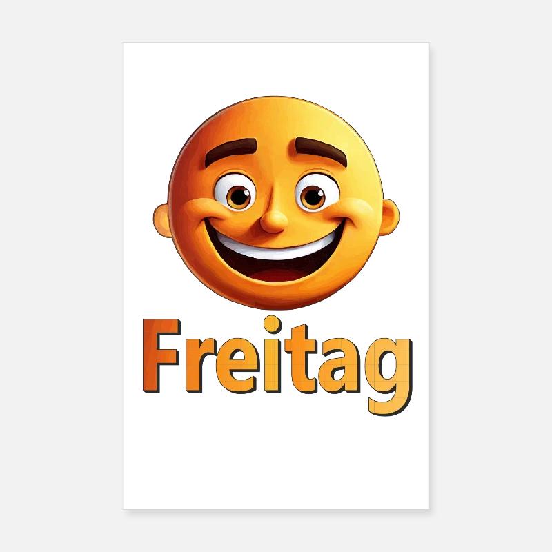 Friday Poster 8" x 12" (20x30 cm)