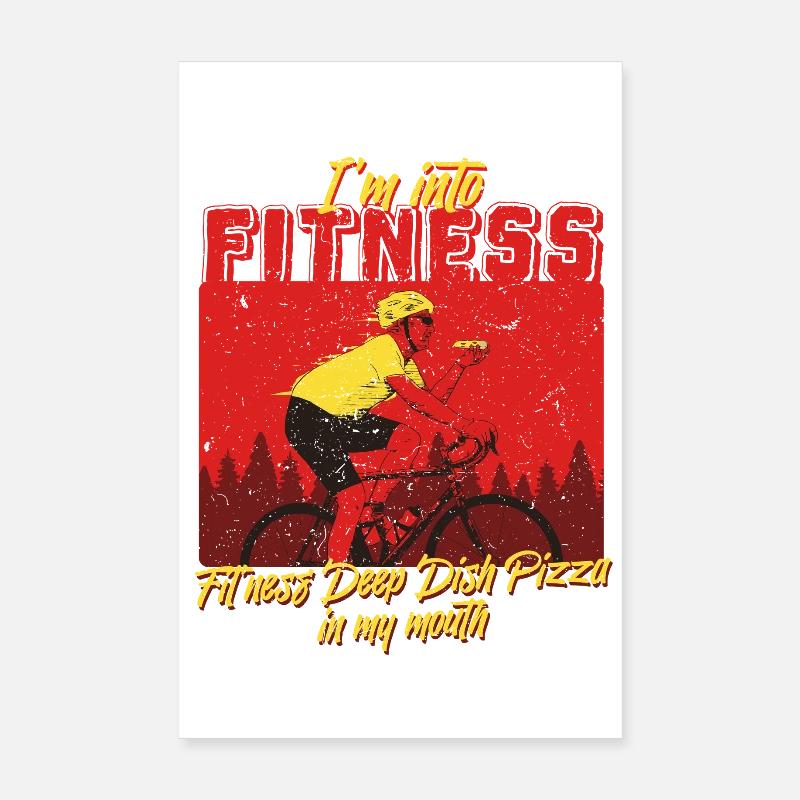 Deep Dish Pizza Chicargo Poster 8" x 12" (20x30 cm)