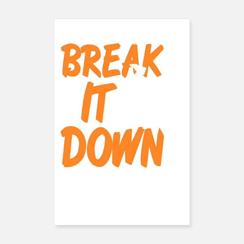 Décomposer Rythme Mouvement Danse Puissance Poster 20 x 30 cm