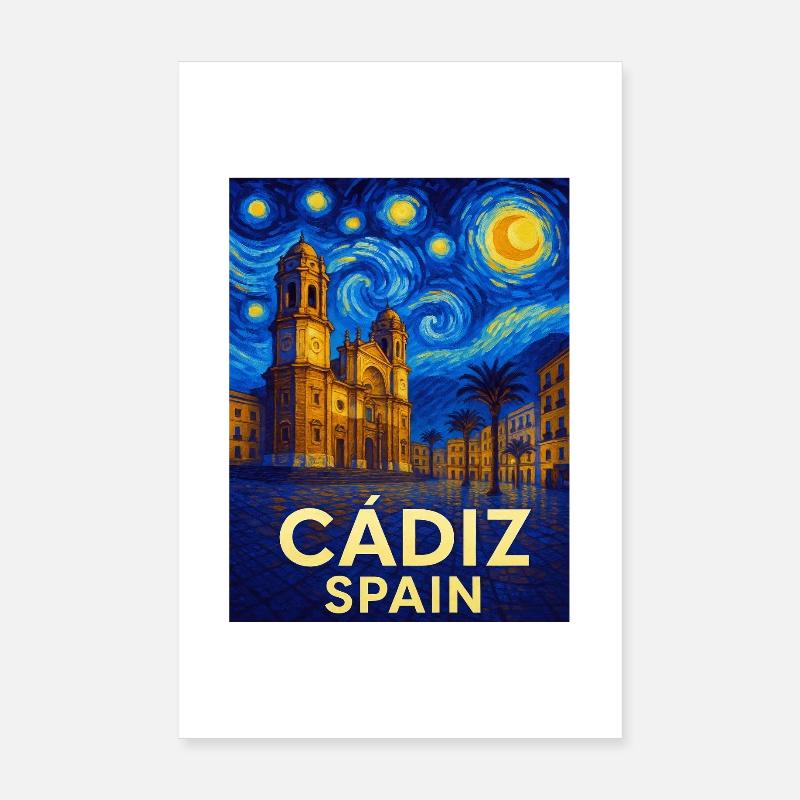 Cadiz Spanien Poster 20x30 cm