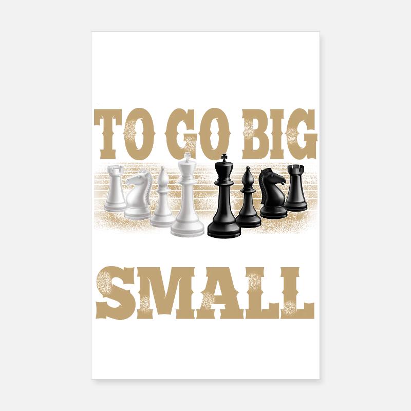 Échecs Poster 20 x 30 cm