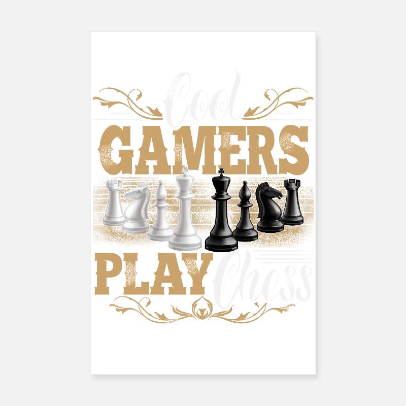 Chess Poster 8" x 12" (20x30 cm)