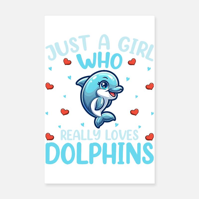 Delfin Poster 20x30 cm