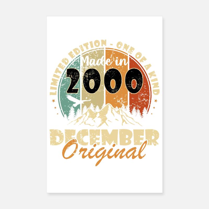 December 2000 Jubilee 2000 December Poster 8" x 12" (20x30 cm)