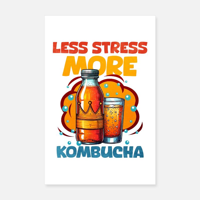 Le kombucha Poster 20 x 30 cm