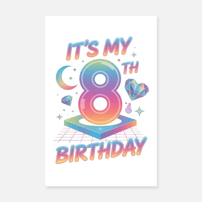 C’est mon 8e anniversaire K-pop Esthétique Poster 20 x 30 cm