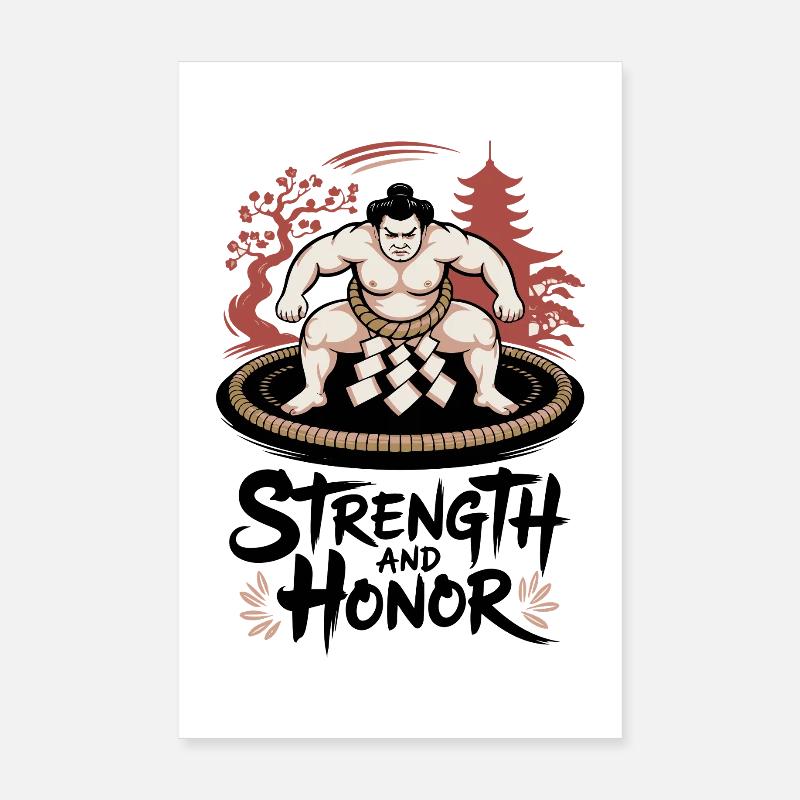Sumo-Ring-Wächter Poster 20x30 cm
