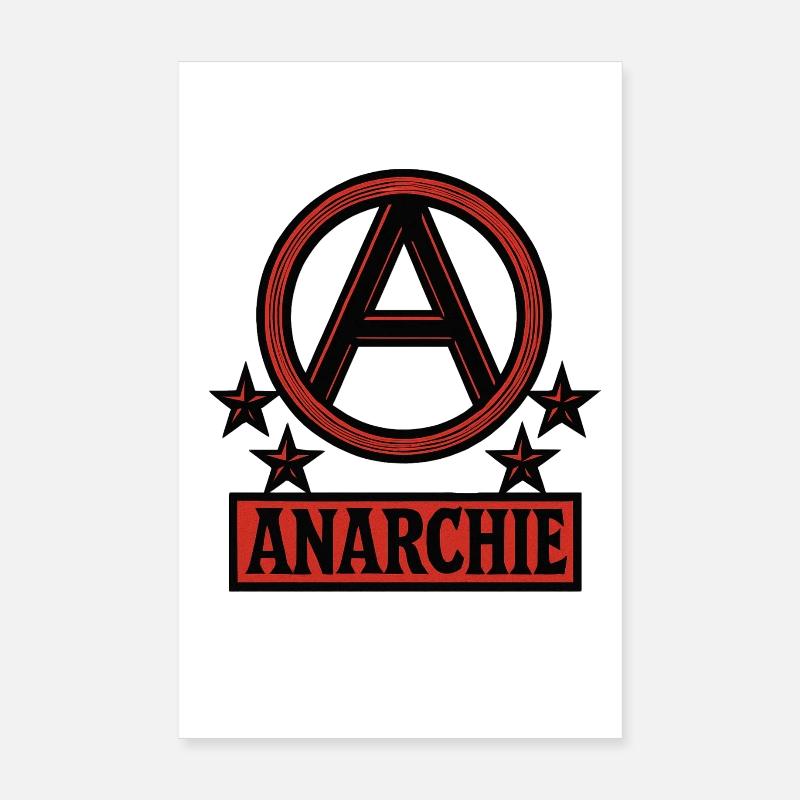 Anarchy - Punk - Revolution Poster 8" x 12" (20x30 cm)