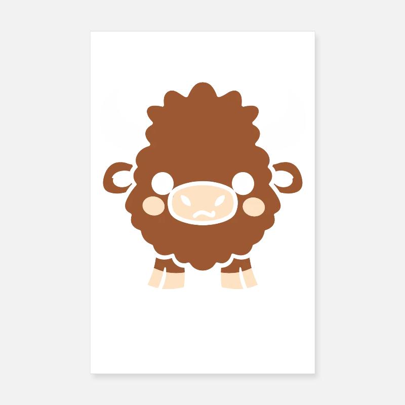 Bison Poster 20x30 cm