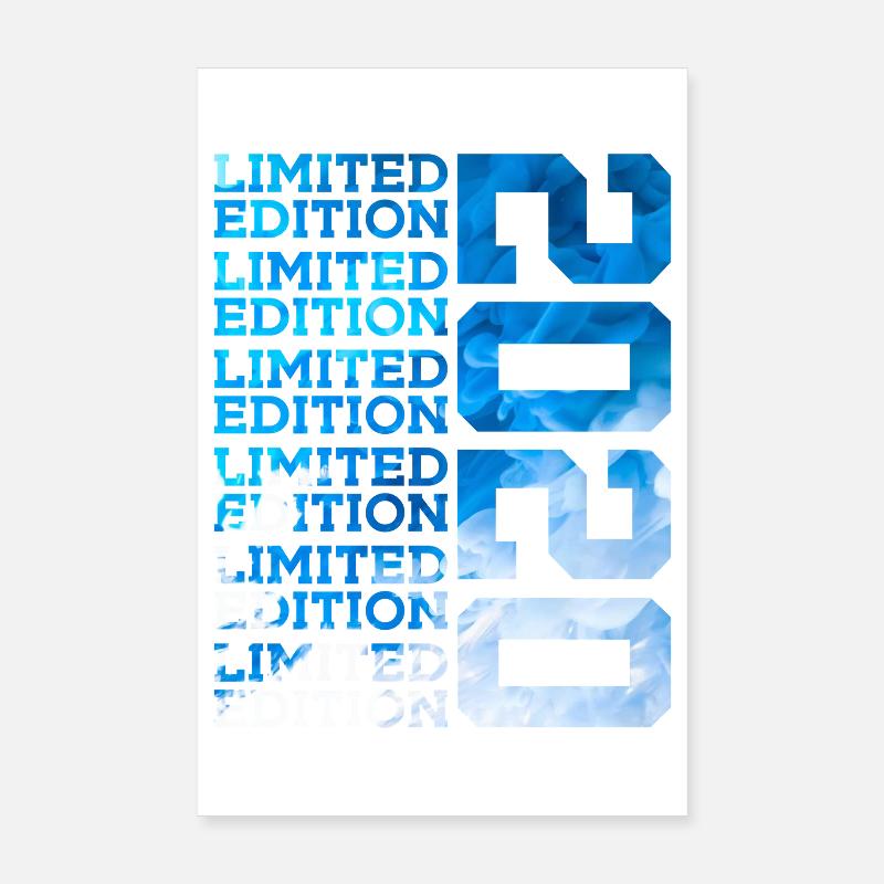 ÉDITION LIMITÉE 2020 6 ANS 6E ANNIVERSAIRE Poster 20 x 30 cm