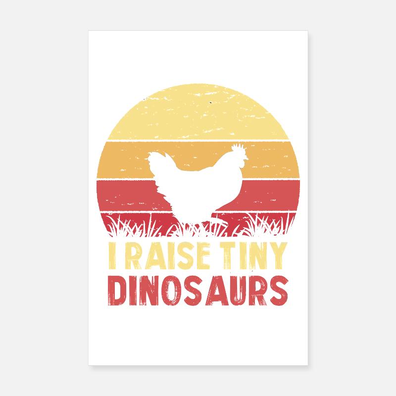 I breed tiny dinosaurs Poster 8" x 12" (20x30 cm)