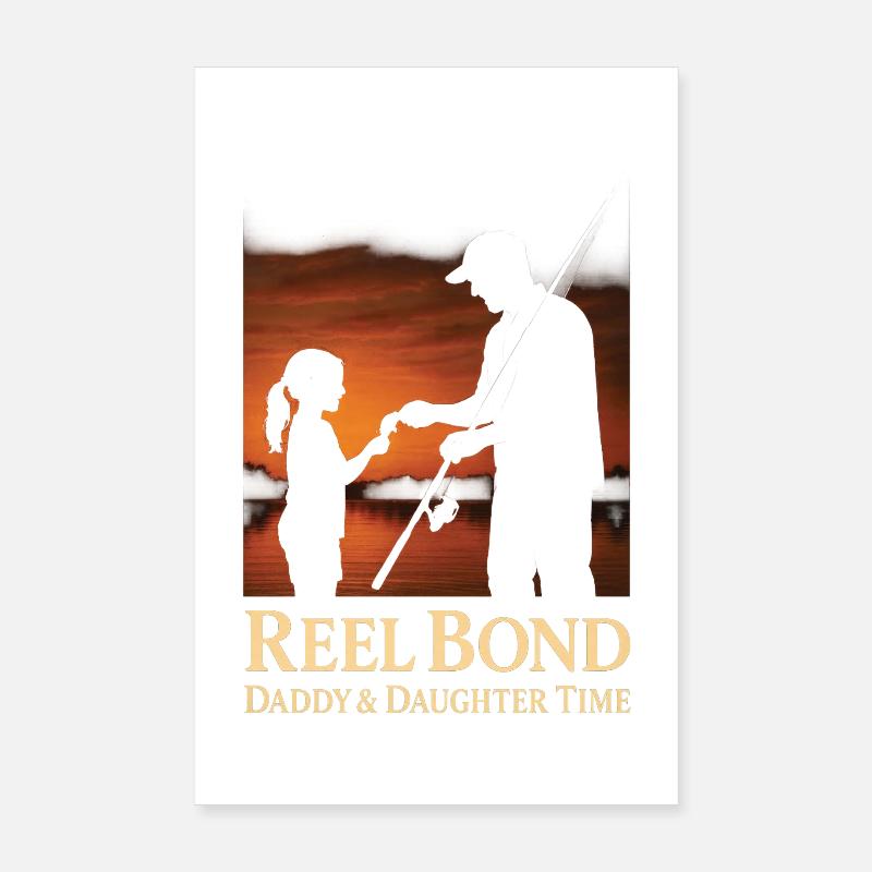 Reel Bond Daddy & Daughter Time Poster 8" x 12" (20x30 cm)
