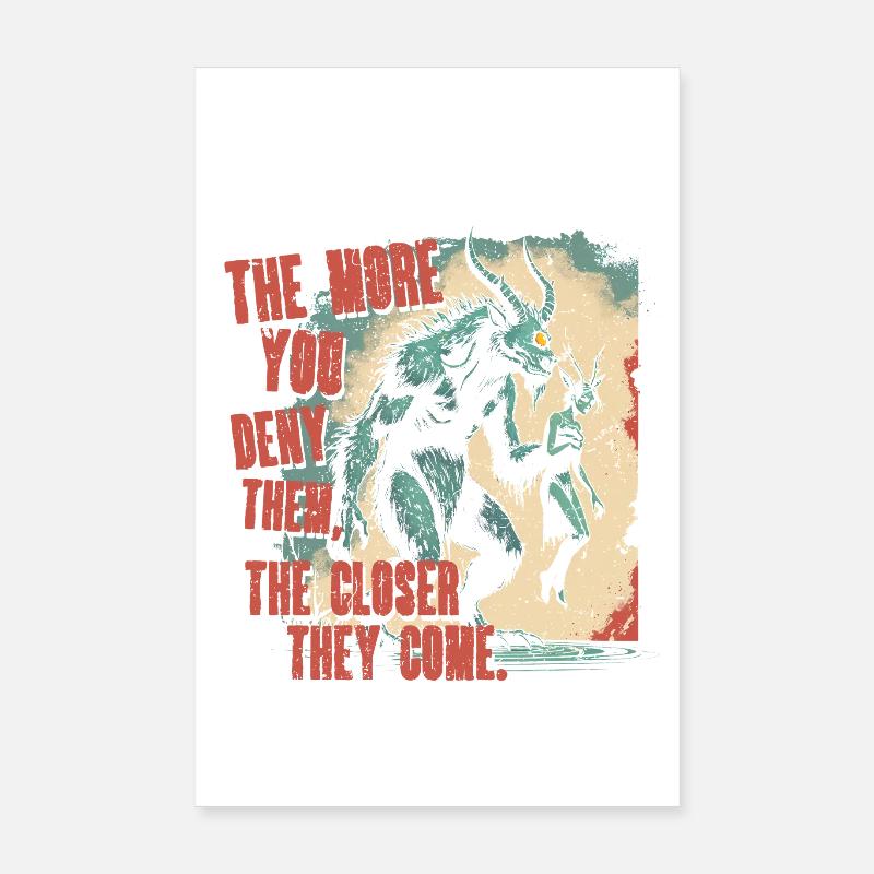 Miniwashitu Mythological Creatures Poster 8" x 12" (20x30 cm)