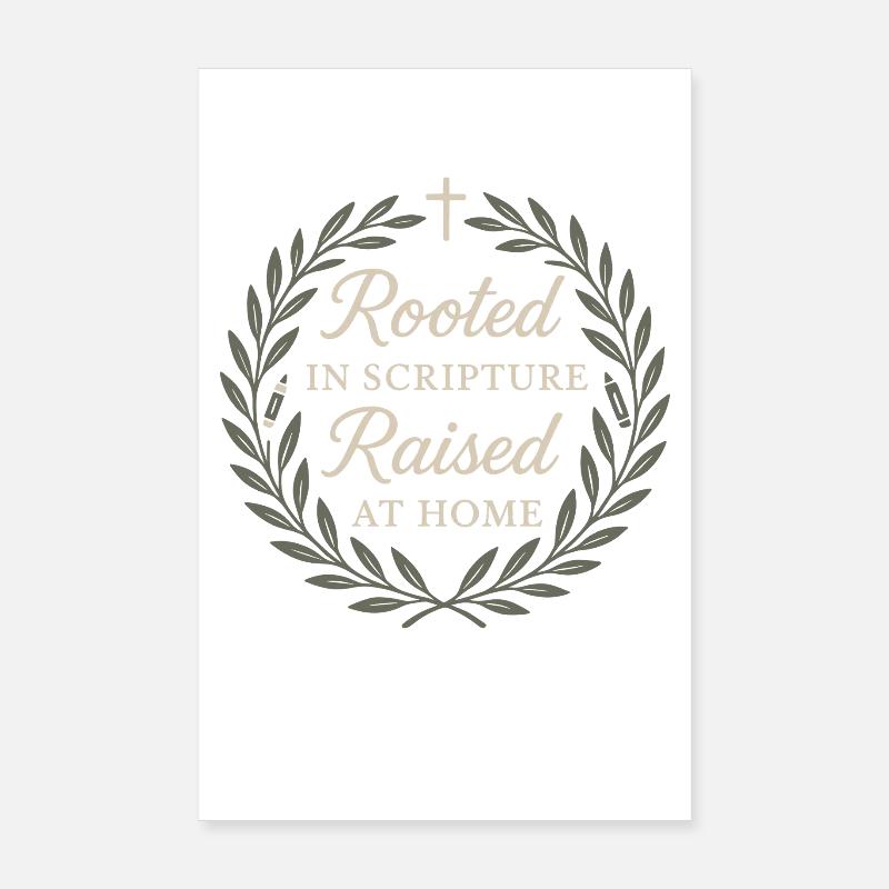 École chrétienne à la maison-Mère-Foi Poster 20 x 30 cm