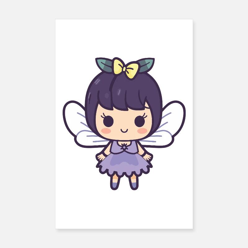 Fairy Comic Cute Poster 8" x 12" (20x30 cm)