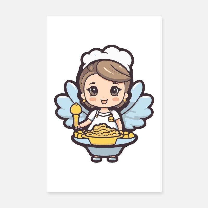 Fee Backen Backfee Kochen Poster 20x30 cm