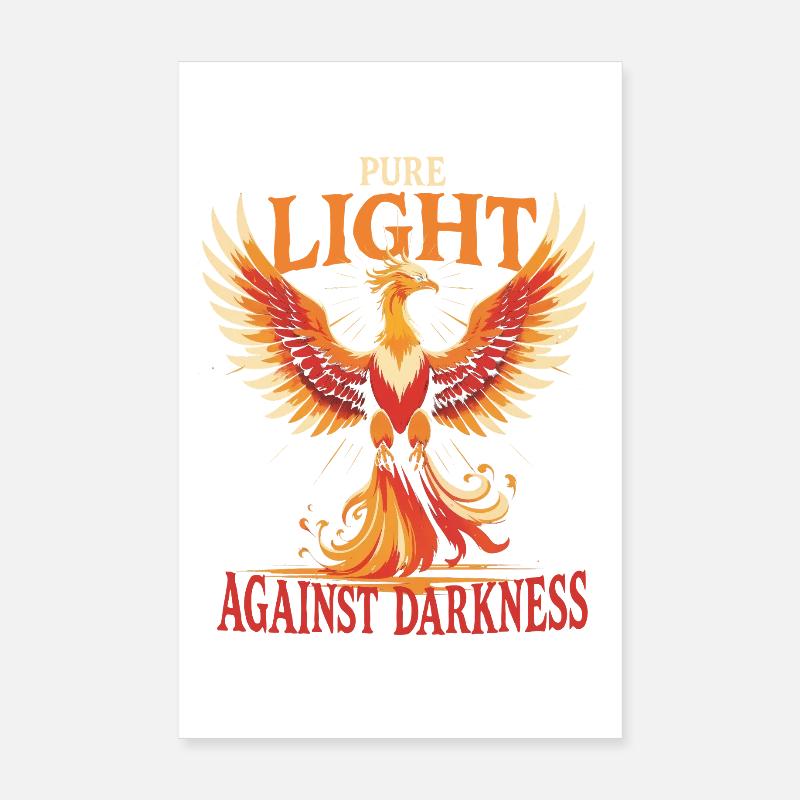 Phoenix Mythological Creatures Poster 8" x 12" (20x30 cm)