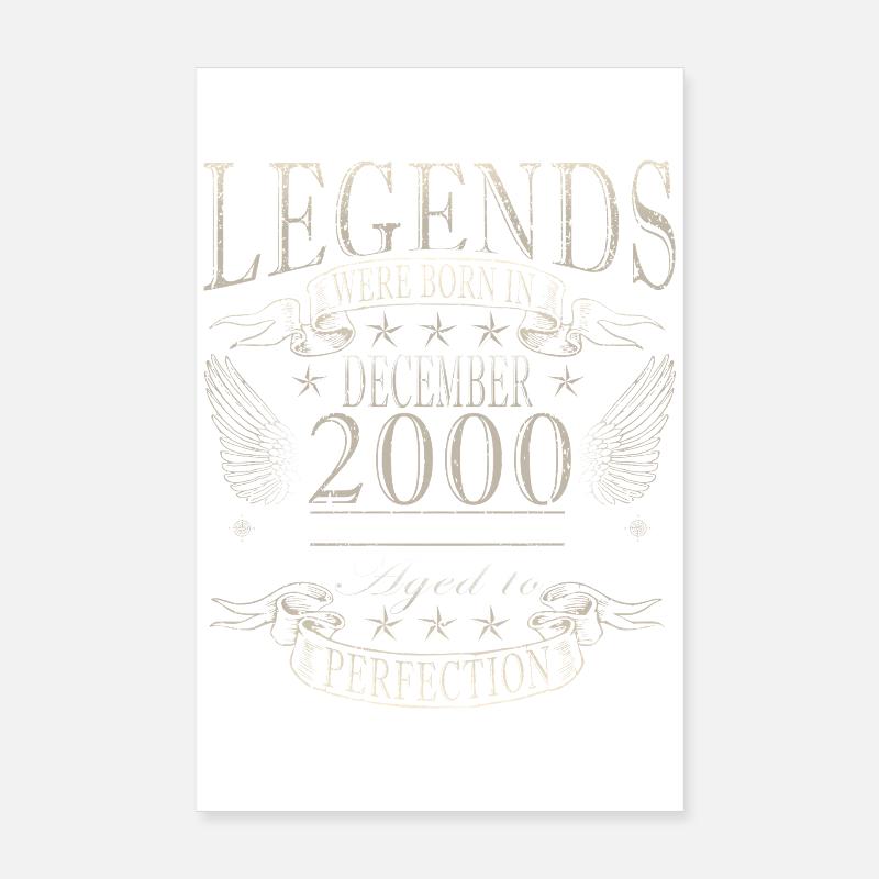 Décembre 2000 Jubilé de décembre Décembre 2000 Poster 20 x 30 cm