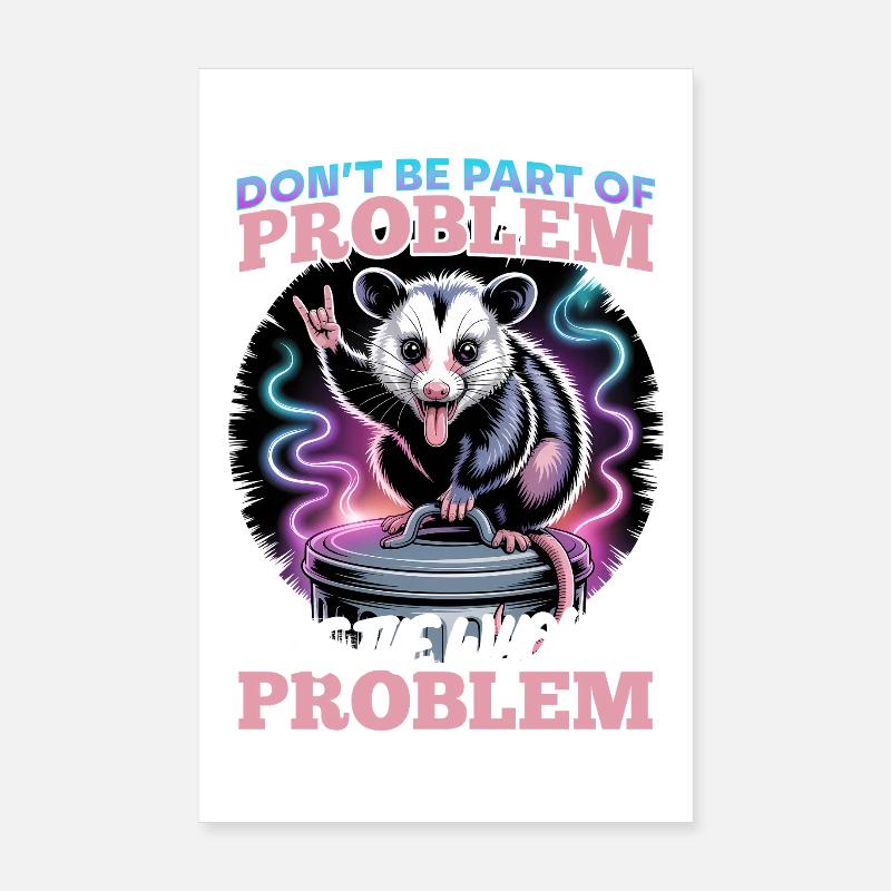 Drôle d’opossum Poster 20 x 30 cm
