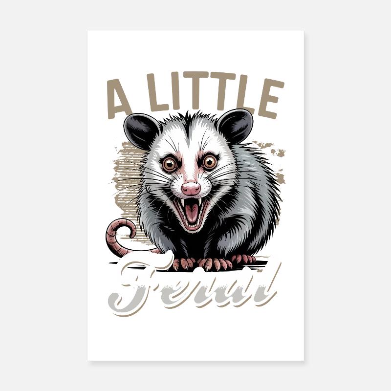 Drôle d’opossum Poster 20 x 30 cm