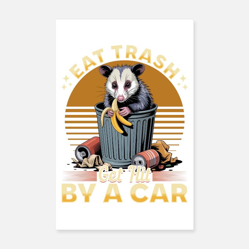 Drôle d’opossum Poster 20 x 30 cm