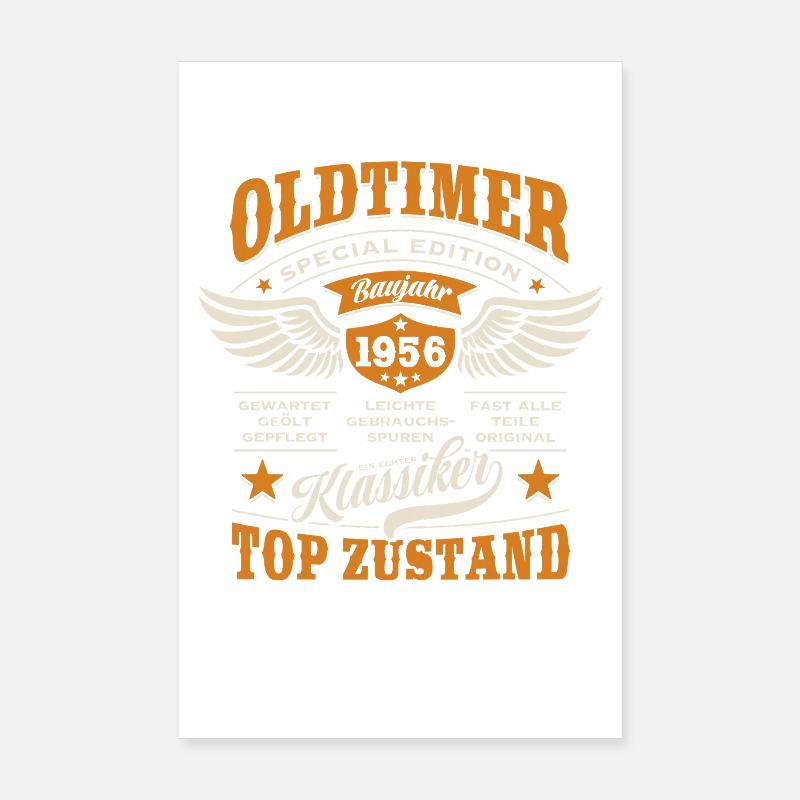 Oldtimer Modell 1956 | Geburtstag Geschenk Poster 20x30 cm